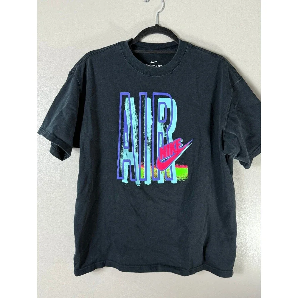 Nike Air Dept Of Archives Official‎ Reissue Mens Medium Nike Air Black T Shirt